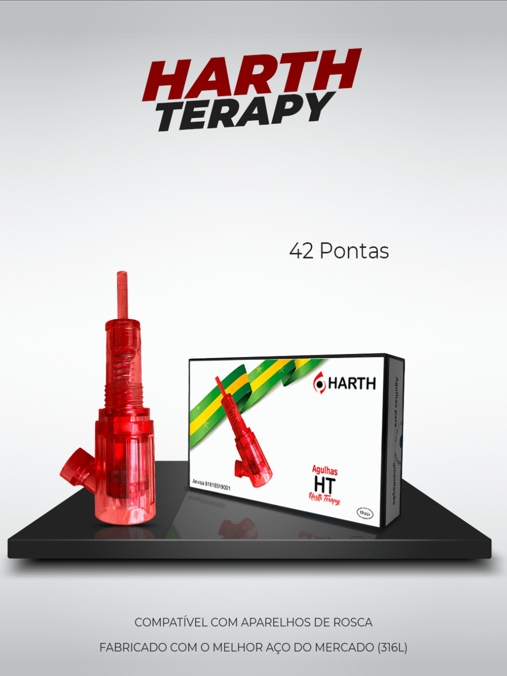 Agulhas Harth HT 42 Pontas - 10 Unidades